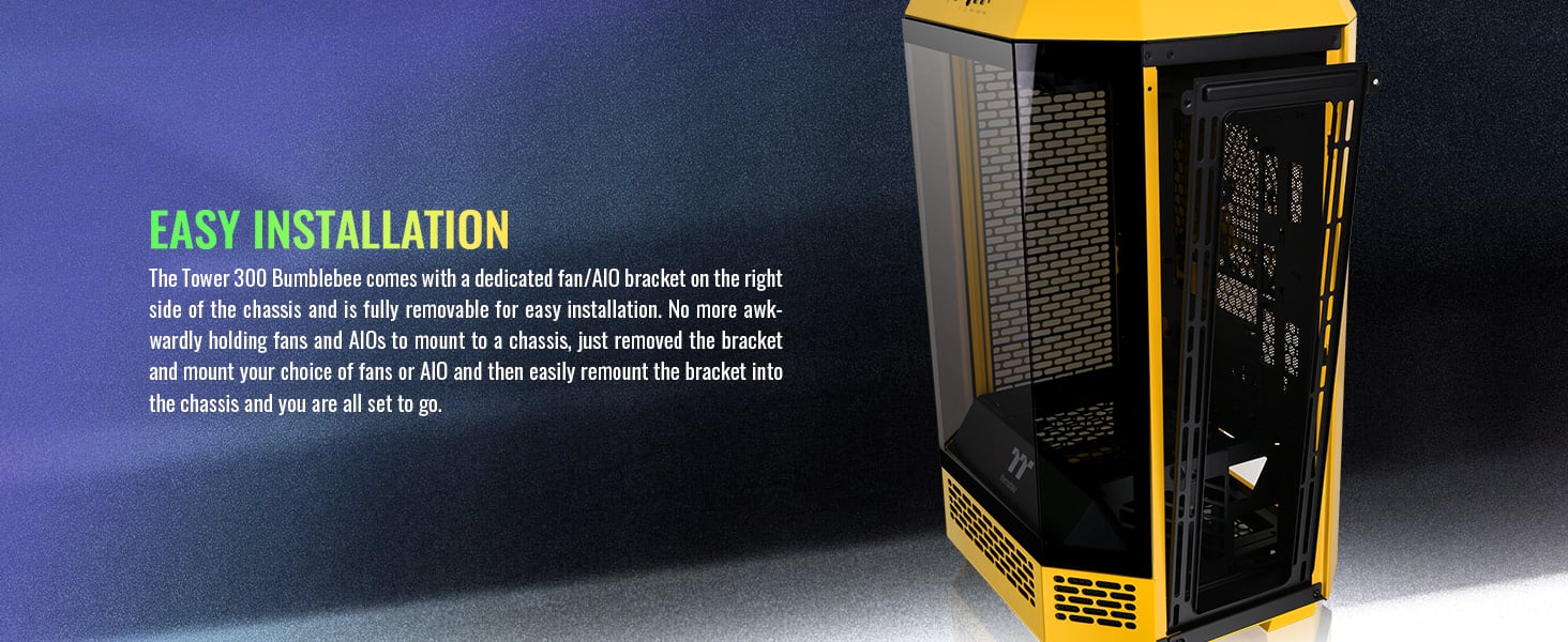 Thermaltake Tower Bumblebee Micro Atx Case X Mm Ct Fan Included